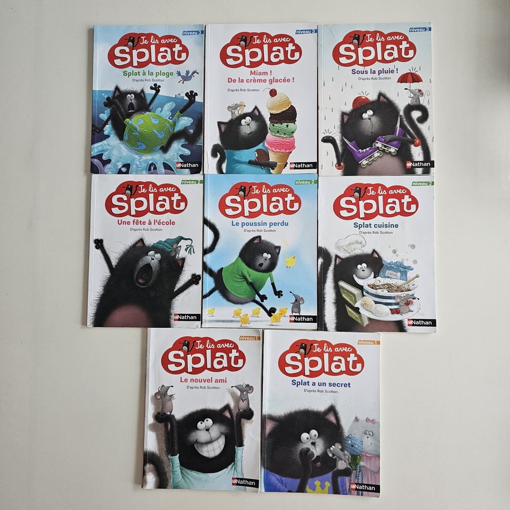 Splat Kids Book Collection in French